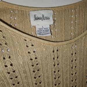 Neiman Marcus Elegant Gold Top.